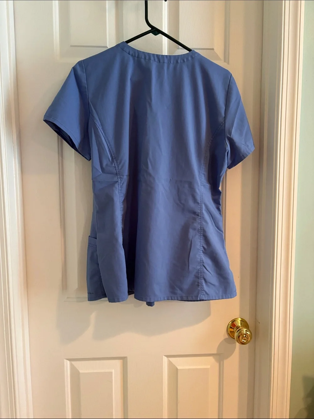 Healing Hands Ceil Blue V-Neck Medical Scrub Top